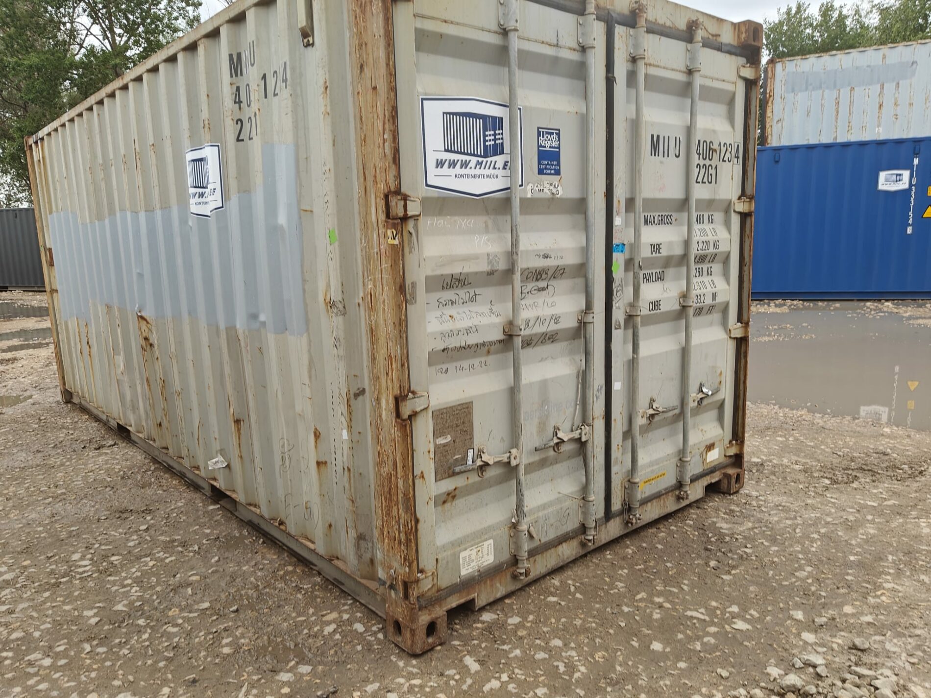 20DC Shipping container MIIU4061234- RIGA (Dealer only) - Image 2