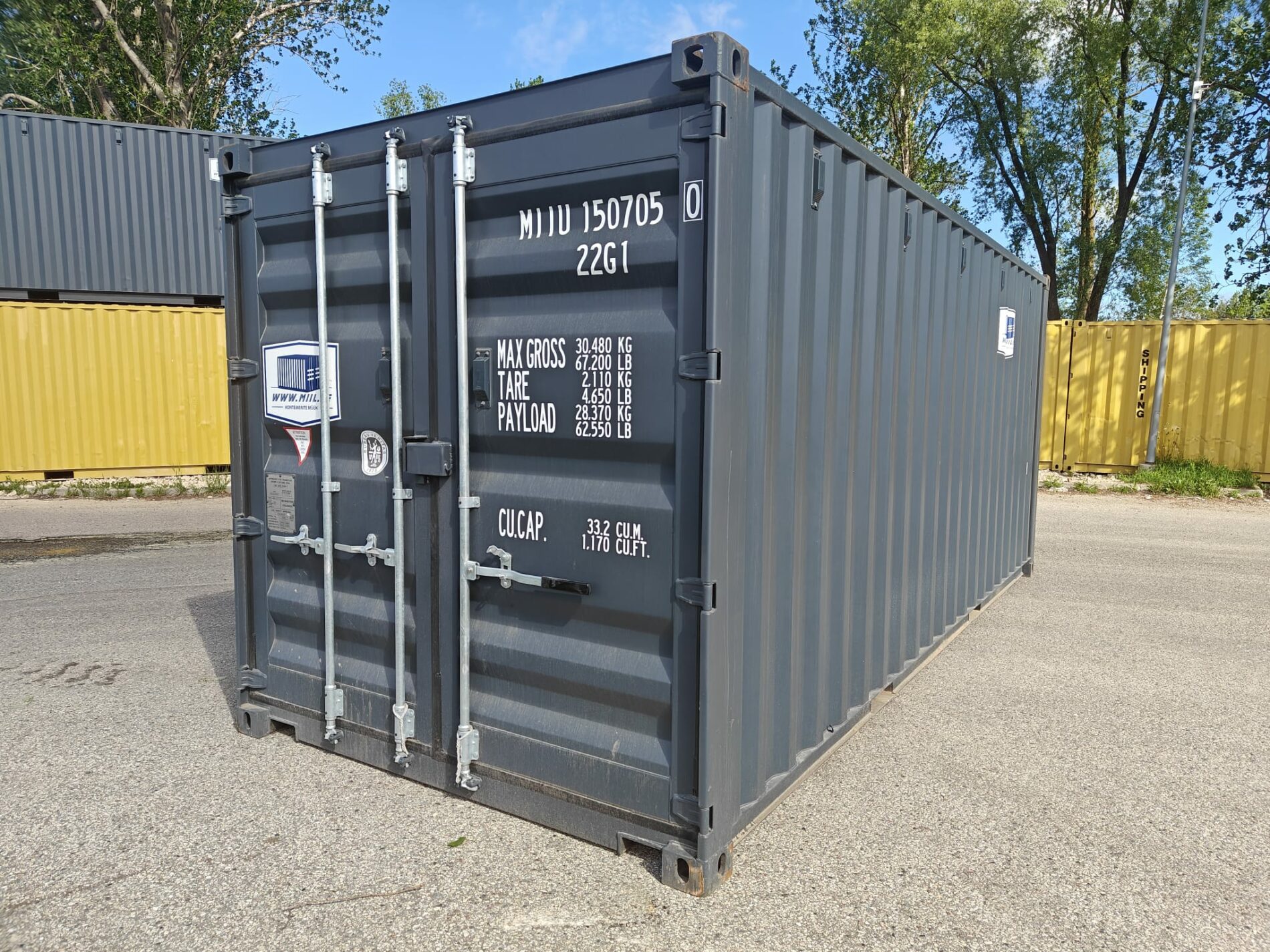 20DC Storage container MIIU1507050- RIGA (Dealer only)