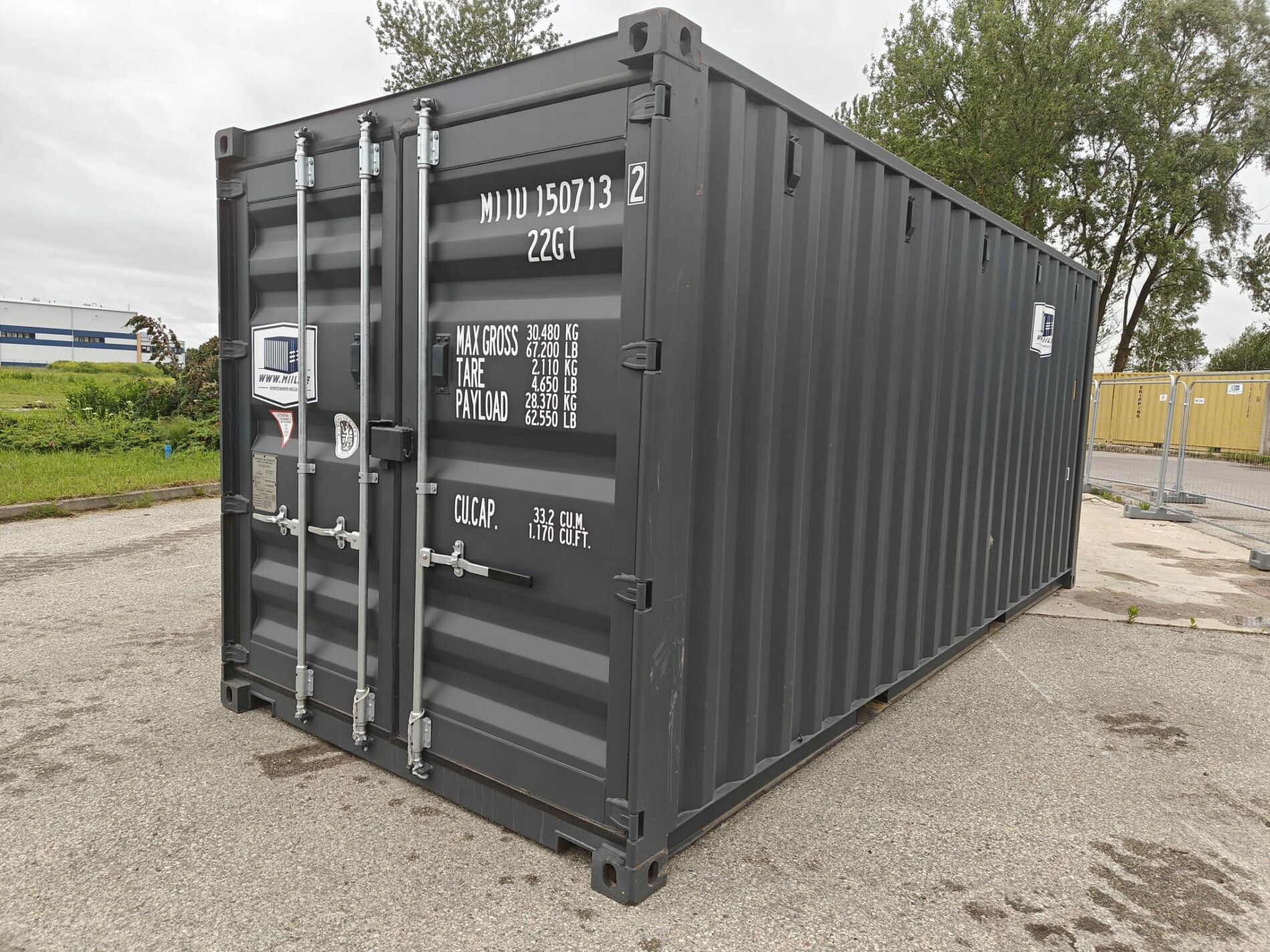 20DC Storage container MIIU1507132- RIGA (Dealer only)