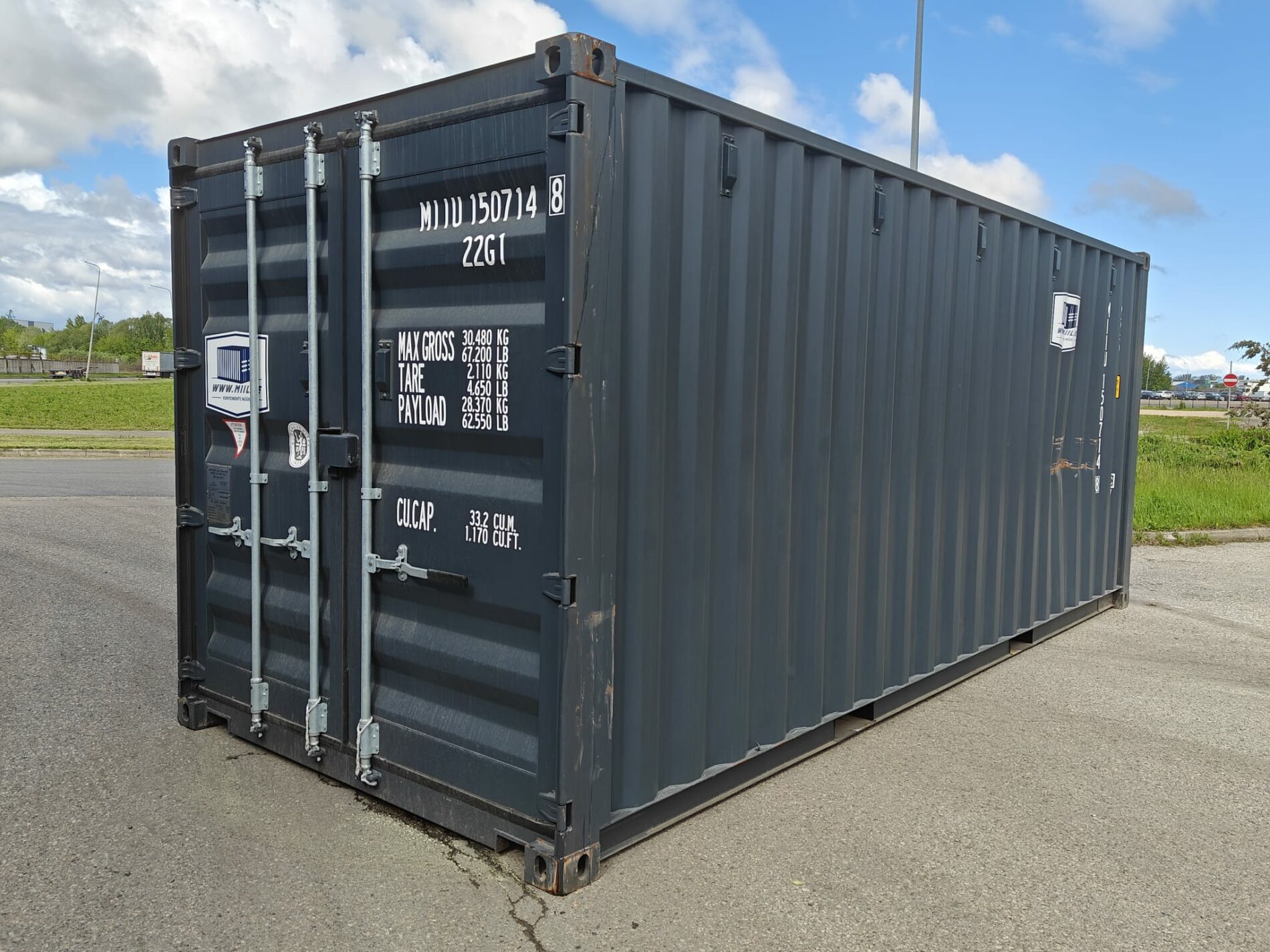 20DC Storage container MIIU1507148- RIGA (Dealer only) Damaged