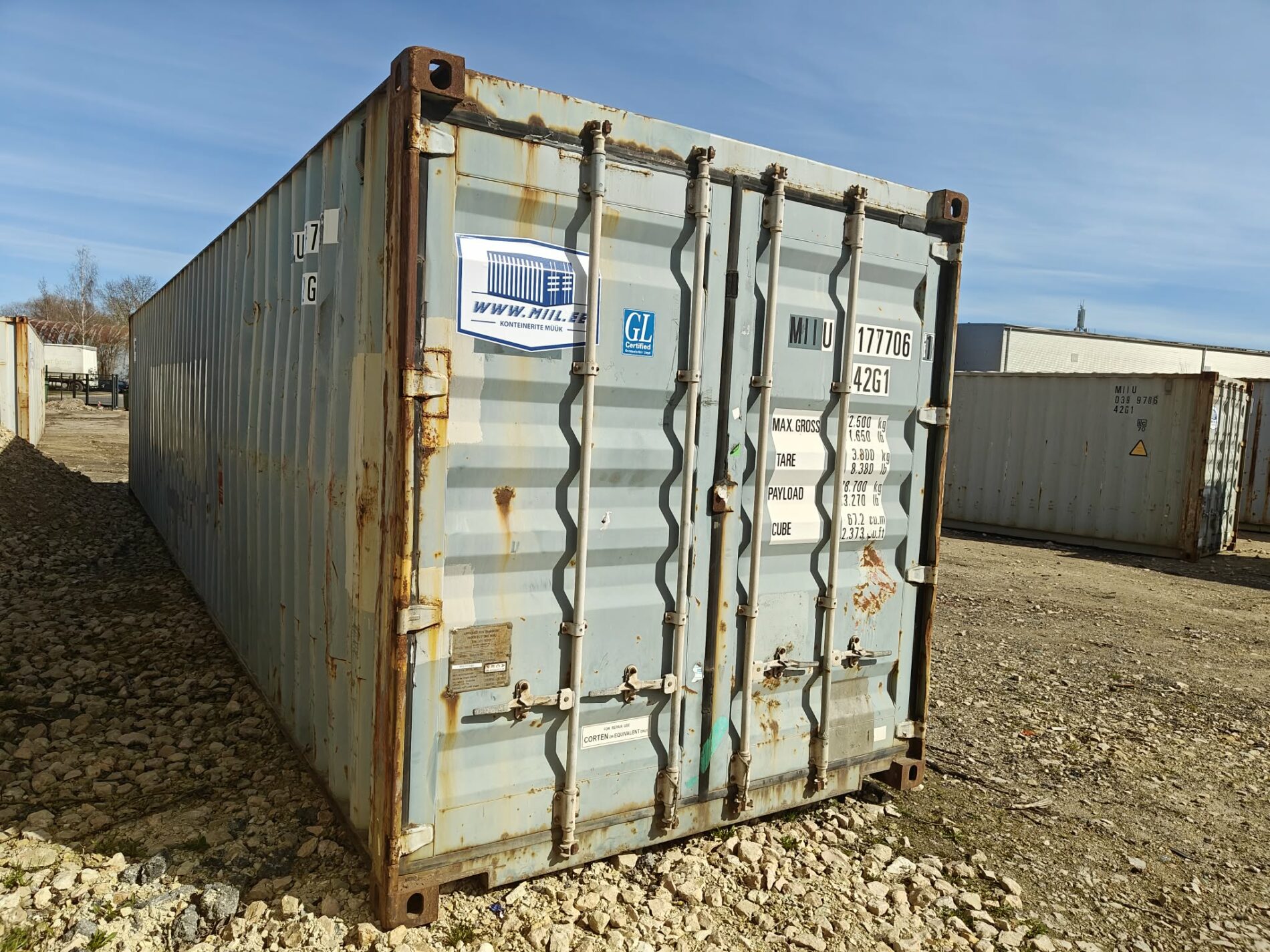 40HC Shipping container MIIU1777061- RIGA (Dealer only) - Image 2
