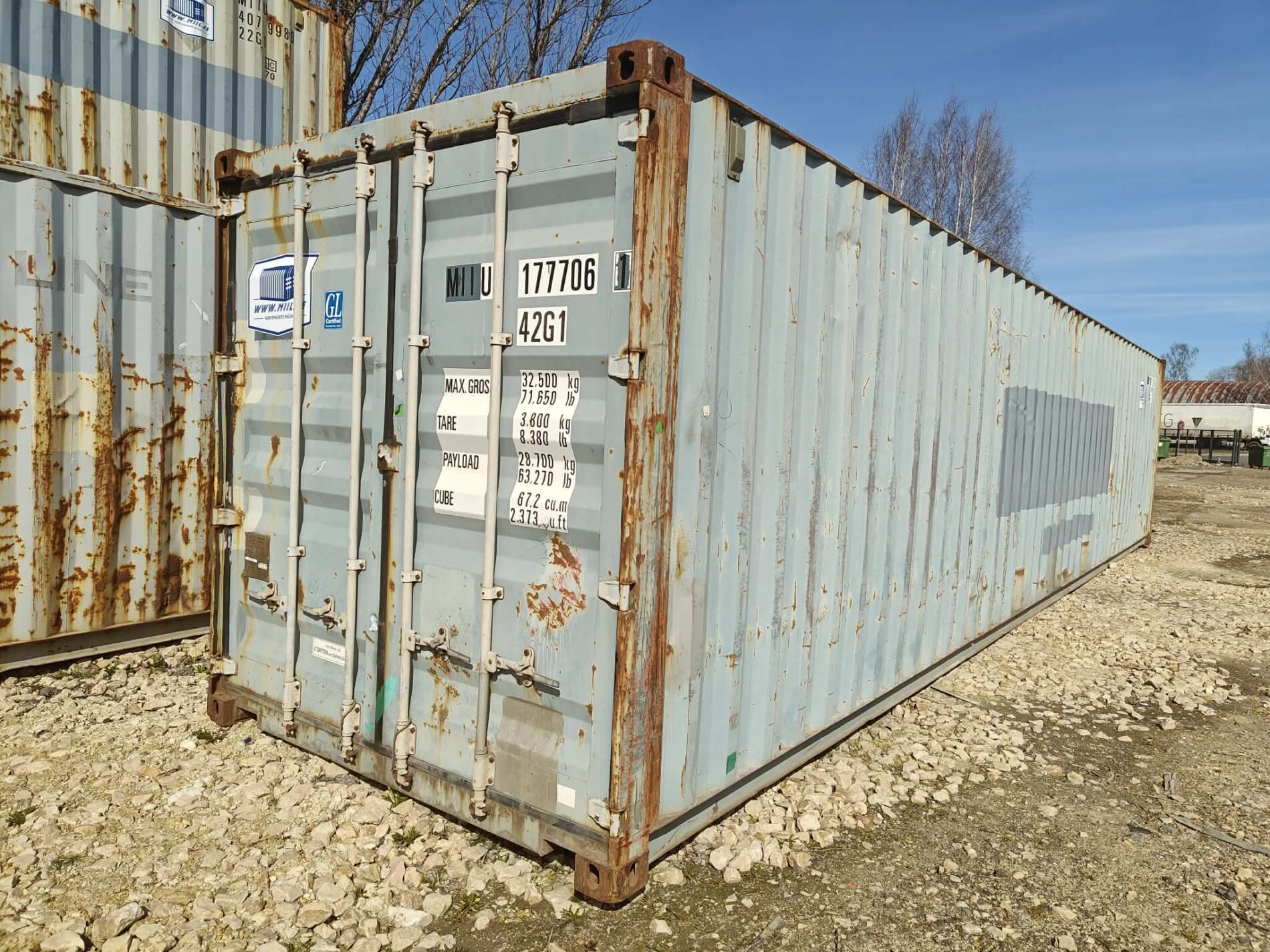 40HC Shipping container MIIU1777061- RIGA (Dealer only)