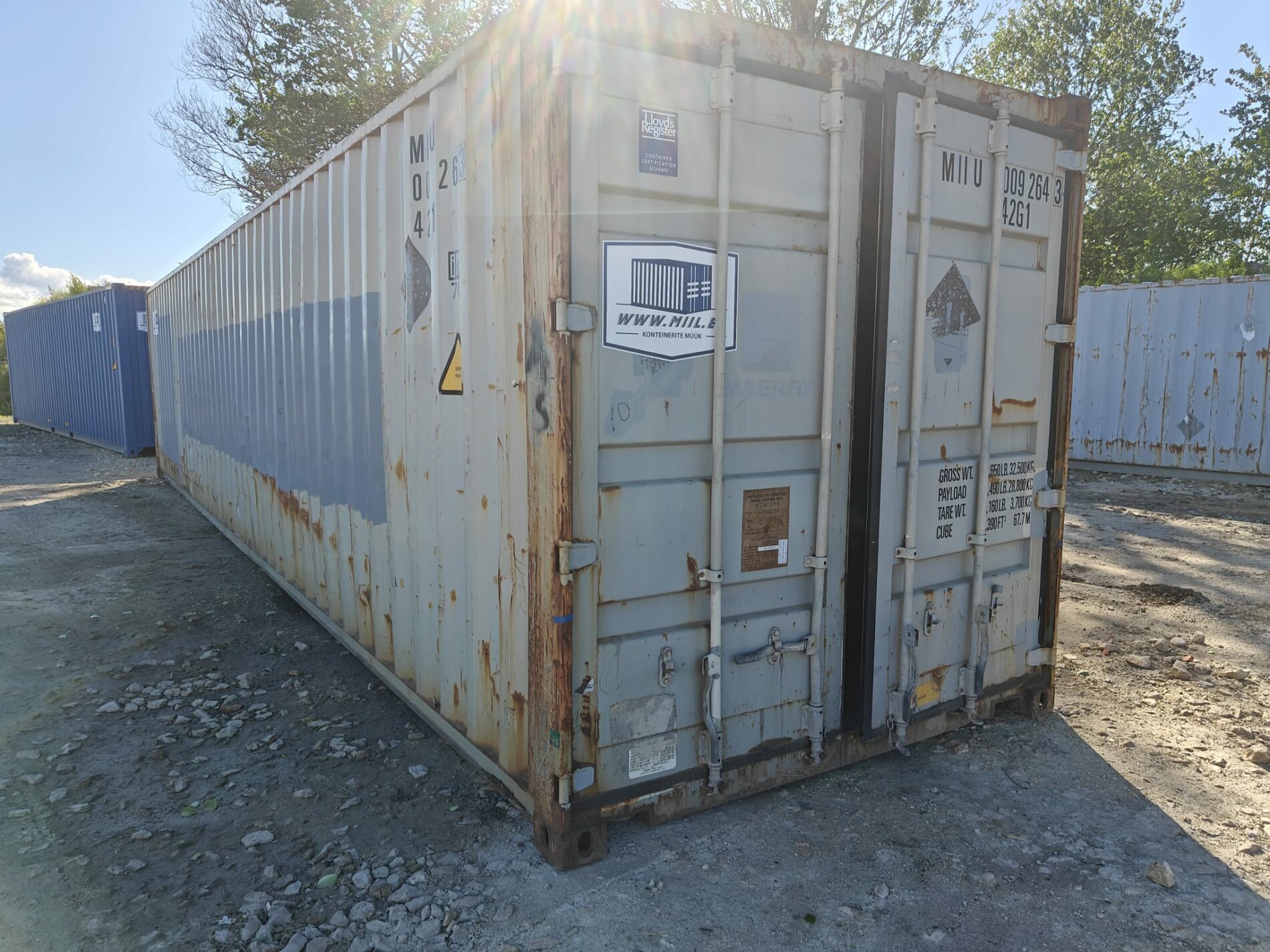40HC Shipping container MIIU0092643- RIGA (Dealer only) - Image 2