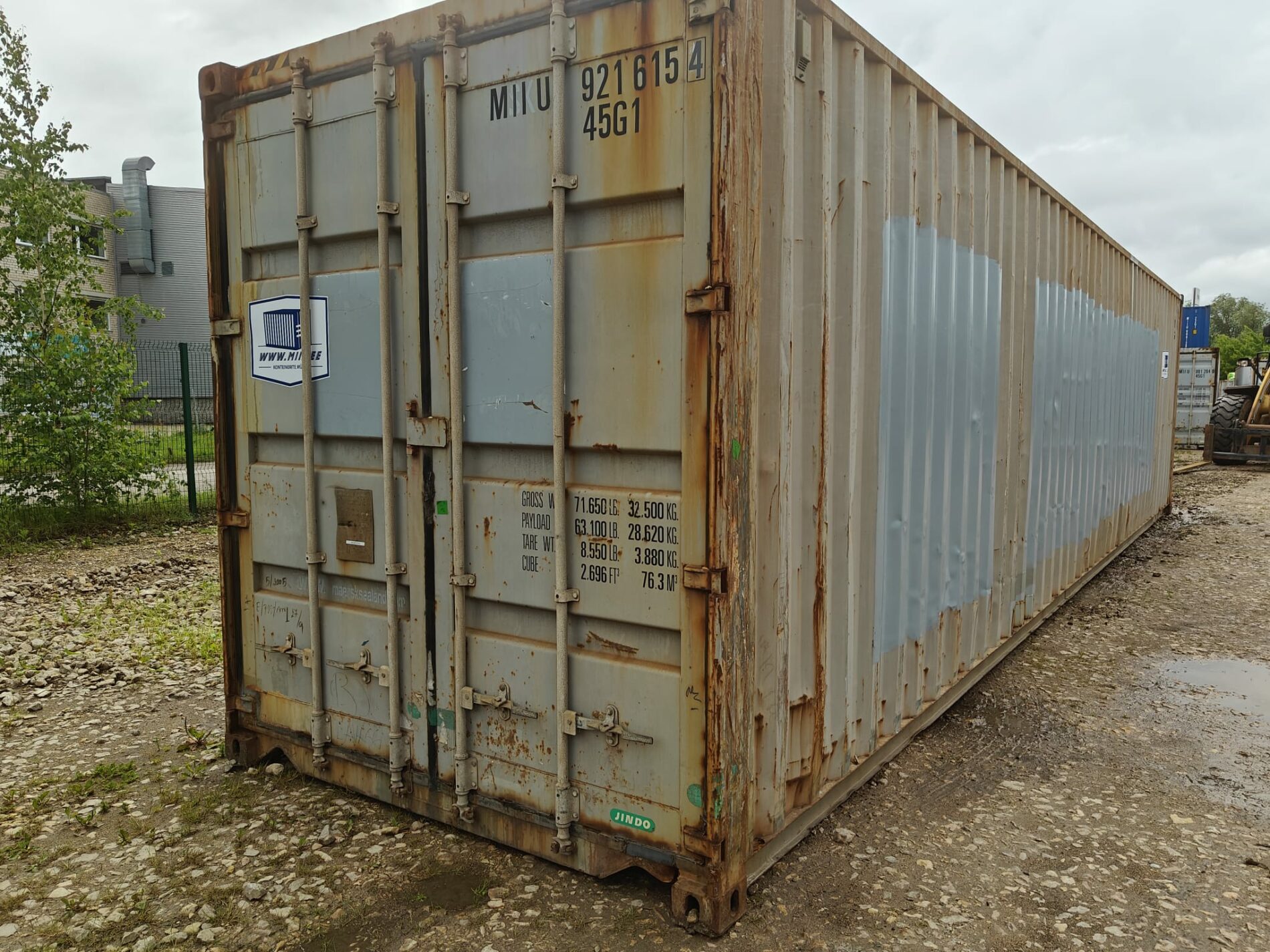 40HC Shipping container MIIU9216154- RIGA (Dealer only)