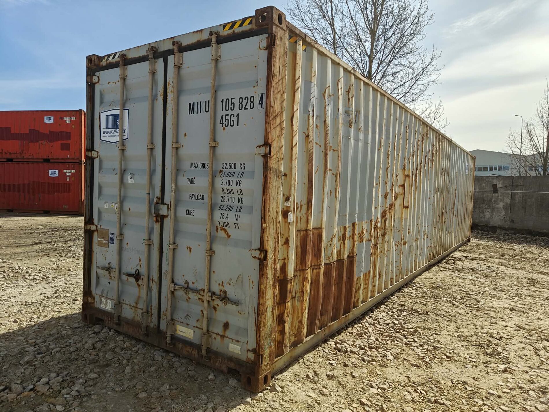 40HC Shipping container MIIU1058284- RIGA (Dealer only)