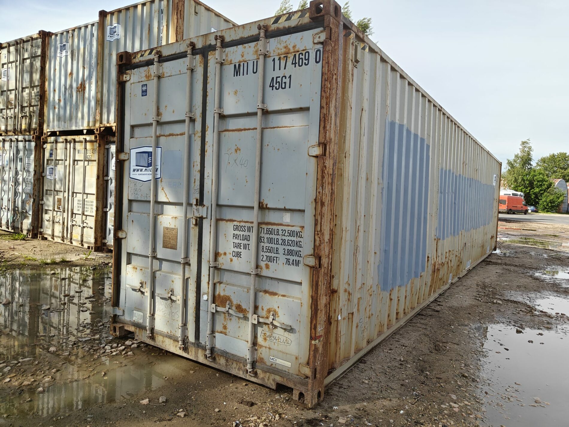 40HC Shipping container MIIU1174690- RIGA (Dealer only)