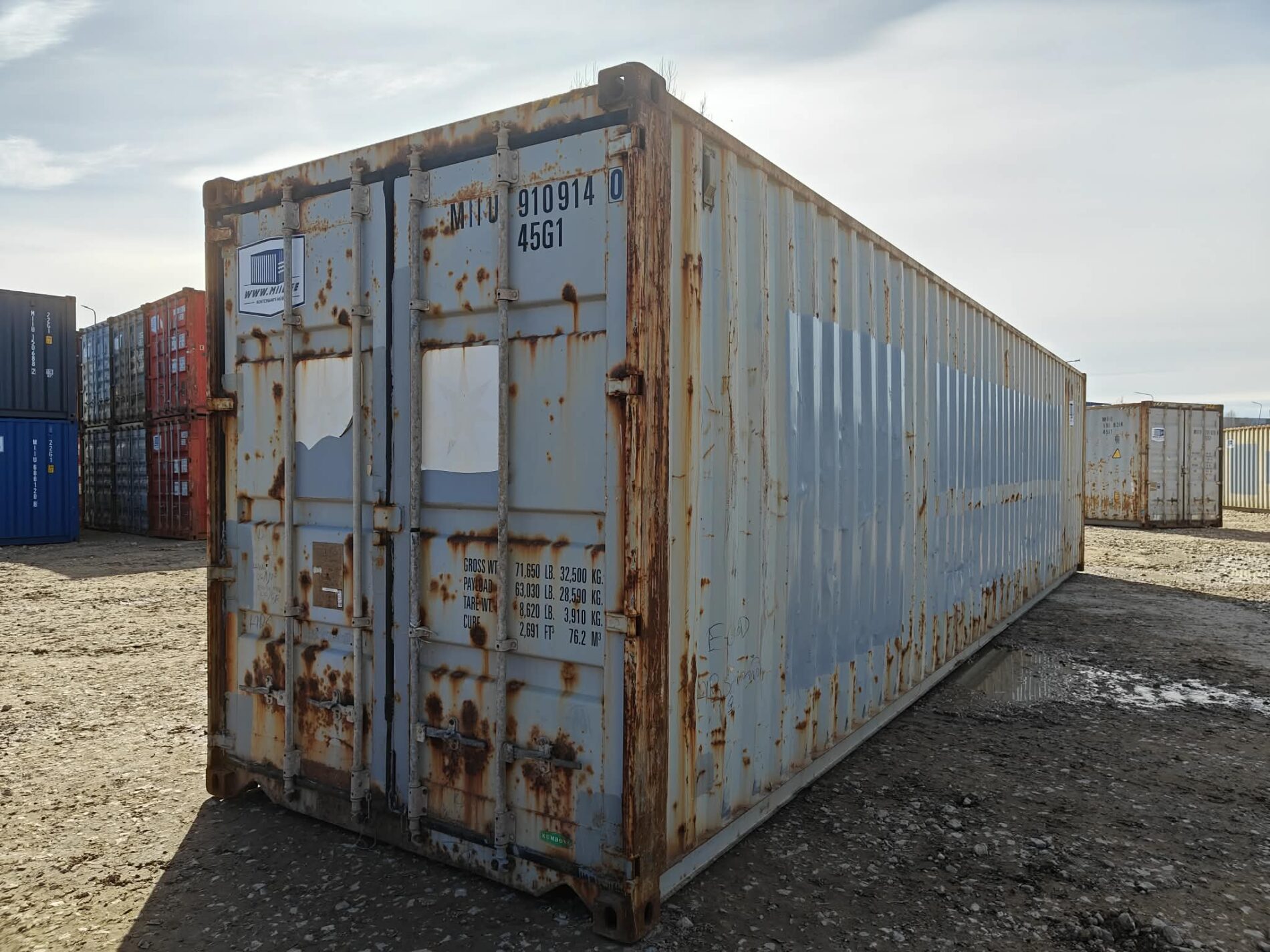 40HC Shipping container MIIU9109140- RIGA (Dealer only)