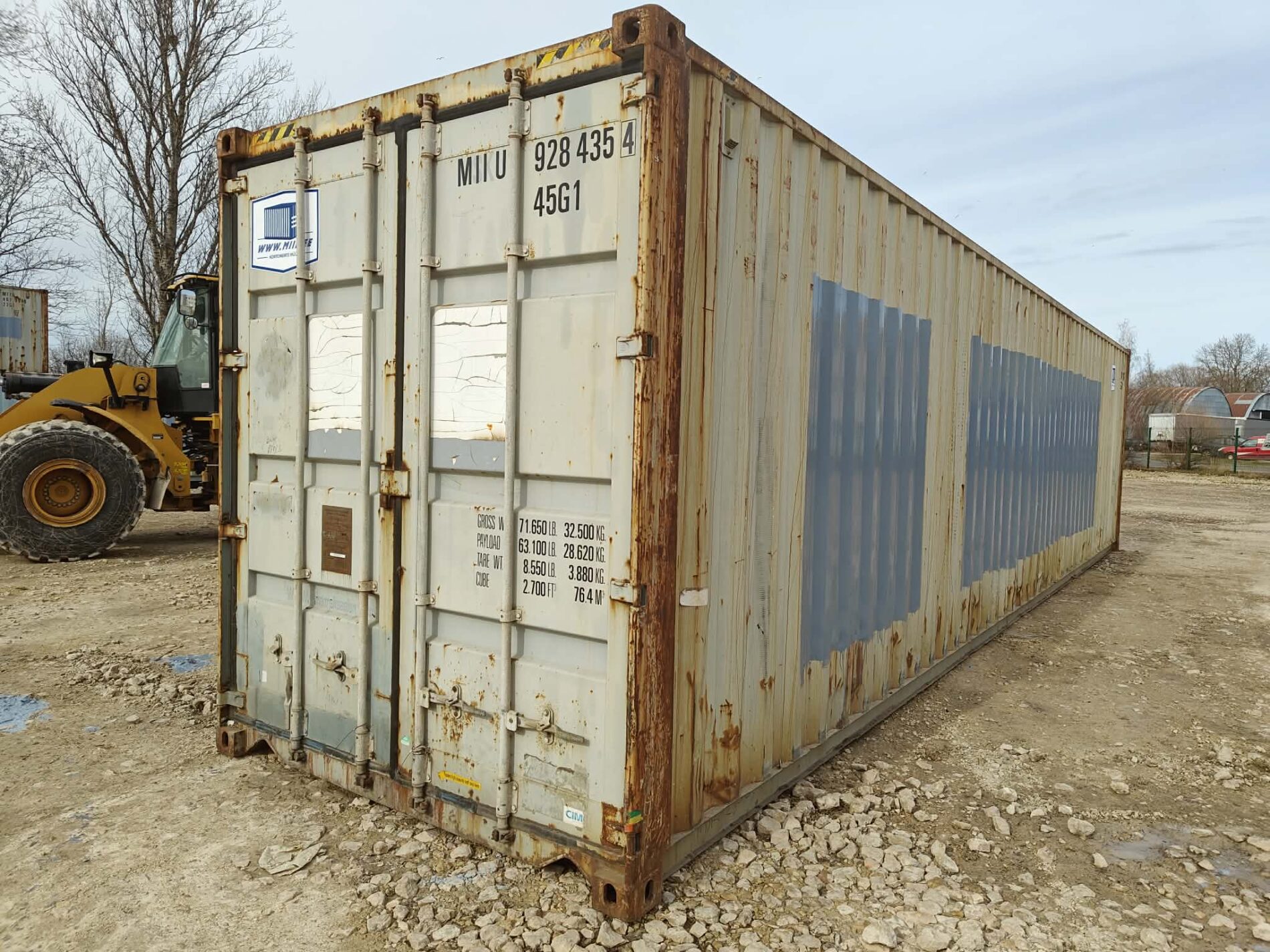 40HC Shipping container MIIU9284354- RIGA (Dealer only)