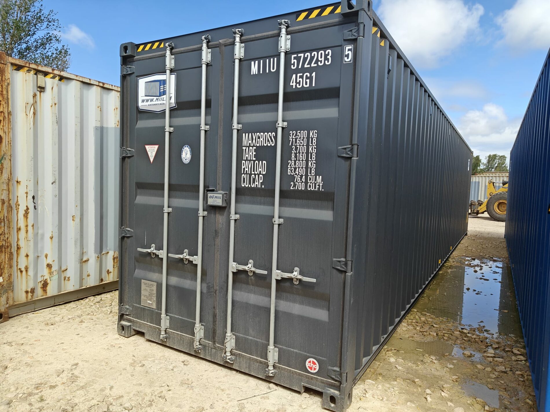 40HC Storage container MIIU5722935- RIGA (Dealer only)