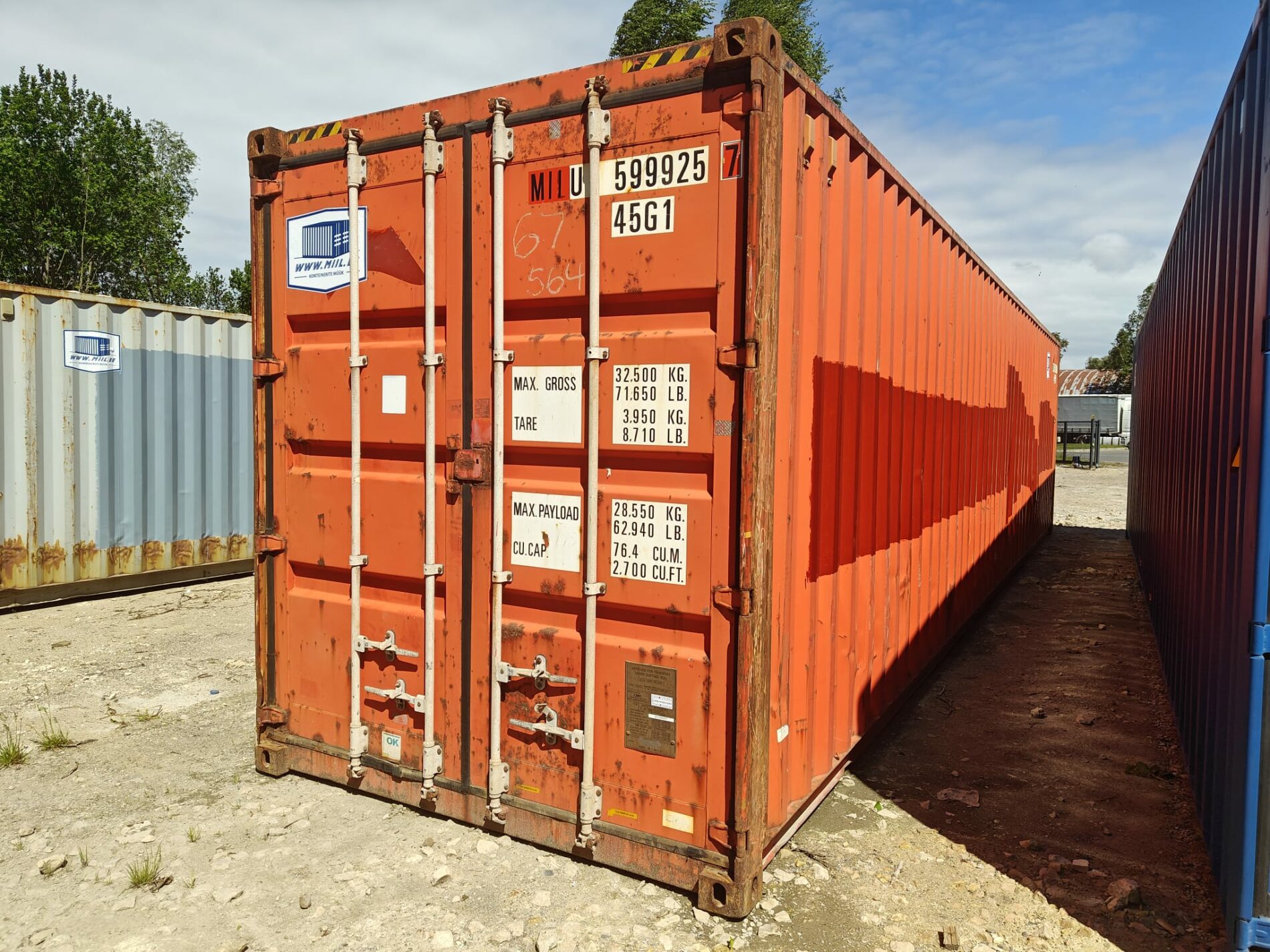 40HC Shipping container MIIU5999257- RIGA (Dealer only)