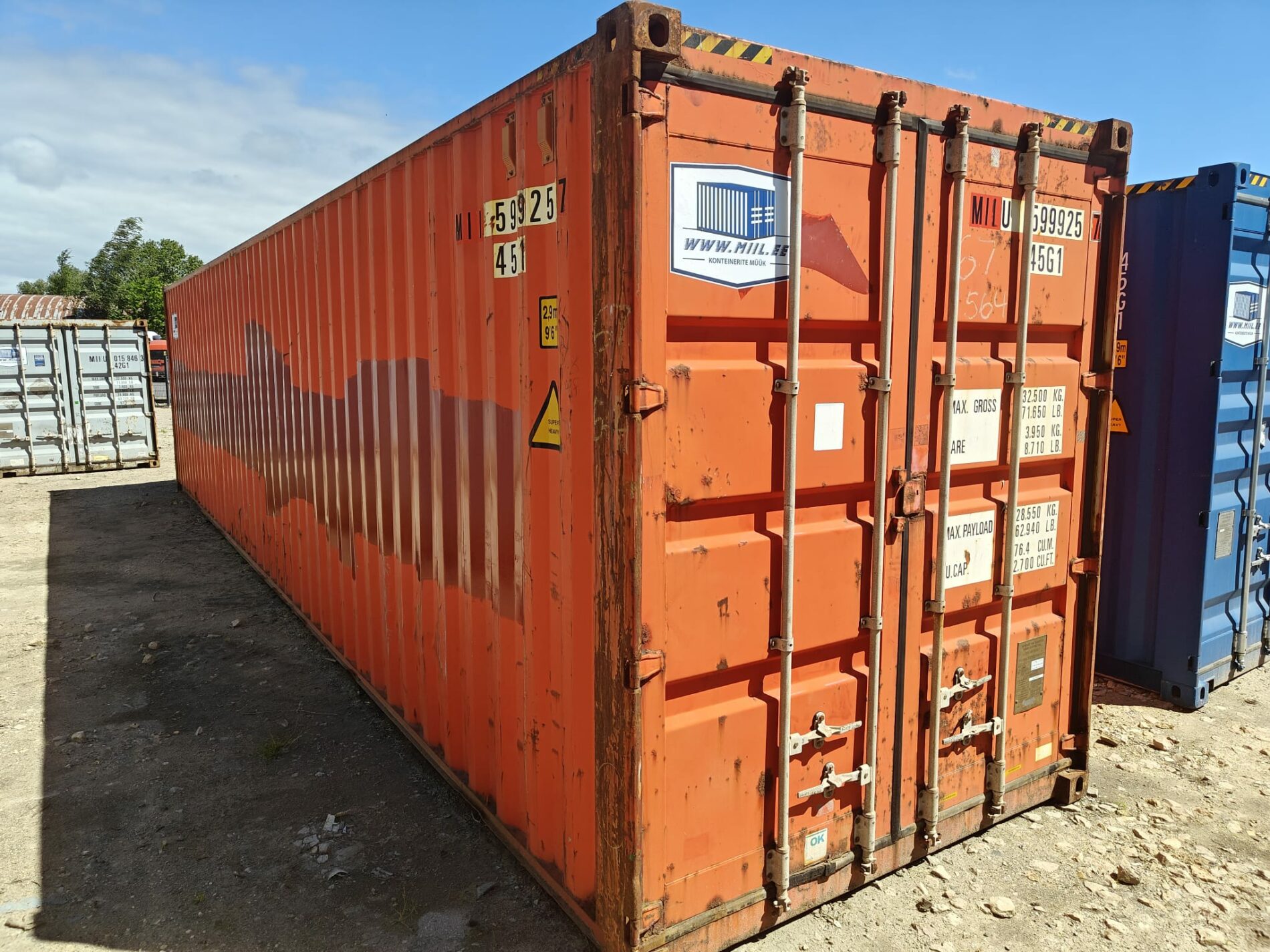 40HC Shipping container MIIU5999257- RIGA (Dealer only) - Image 2