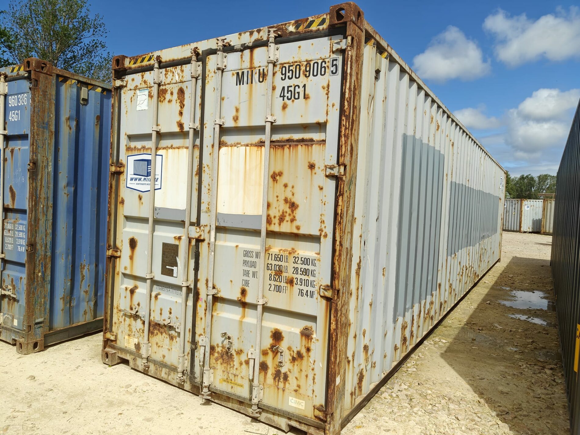 40HC Shipping container MIIU9509065- RIGA (Dealer only)